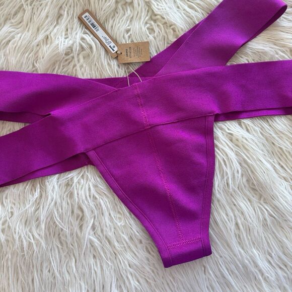 Skims Swim Knit Strappy Bikini Bottom Lollipop Size 3X - Picture 5 of 7